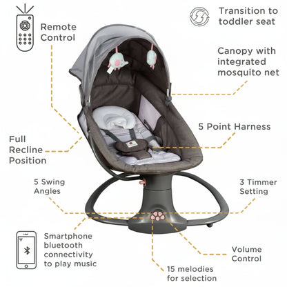 Mastela 3 in 1 Multi-Functional Bassinet